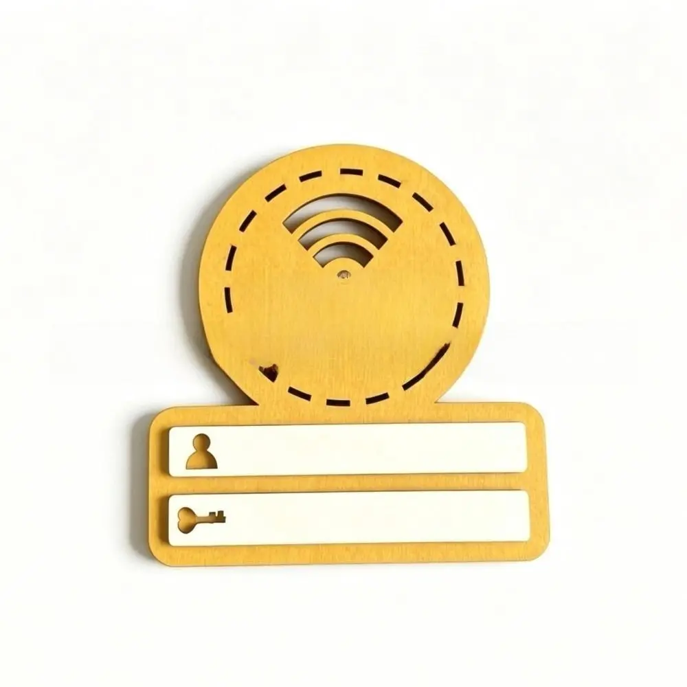 Rustic WiFi Password Sign Erasable Board Minimalism Wireless Network Indicator Durable with Pen Password Board Airbnb Decor - Image 3