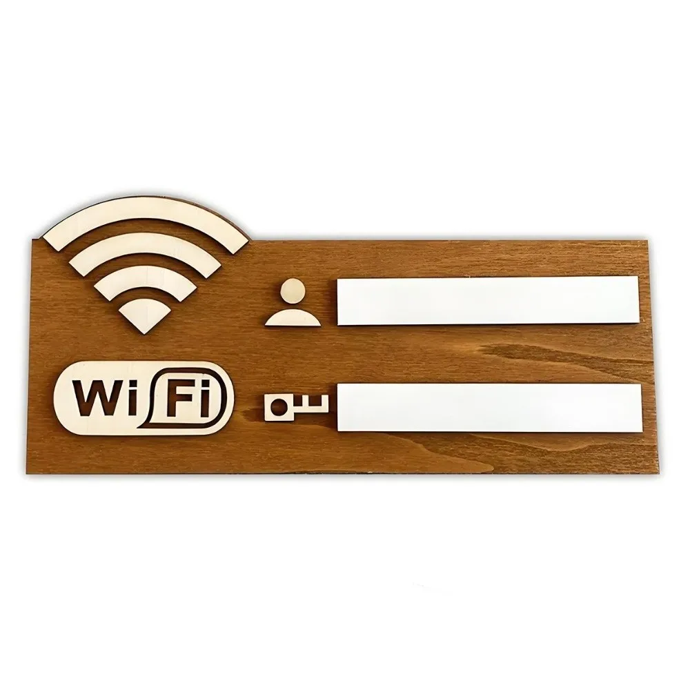 Rustic WiFi Password Sign Erasable Board Minimalism Wireless Network Indicator Durable with Pen Password Board Airbnb Decor - Image 17