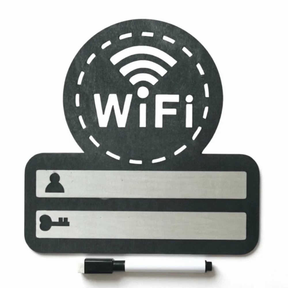 Rustic WiFi Password Sign Erasable Board Minimalism Wireless Network Indicator Durable with Pen Password Board Airbnb Decor - Image 7