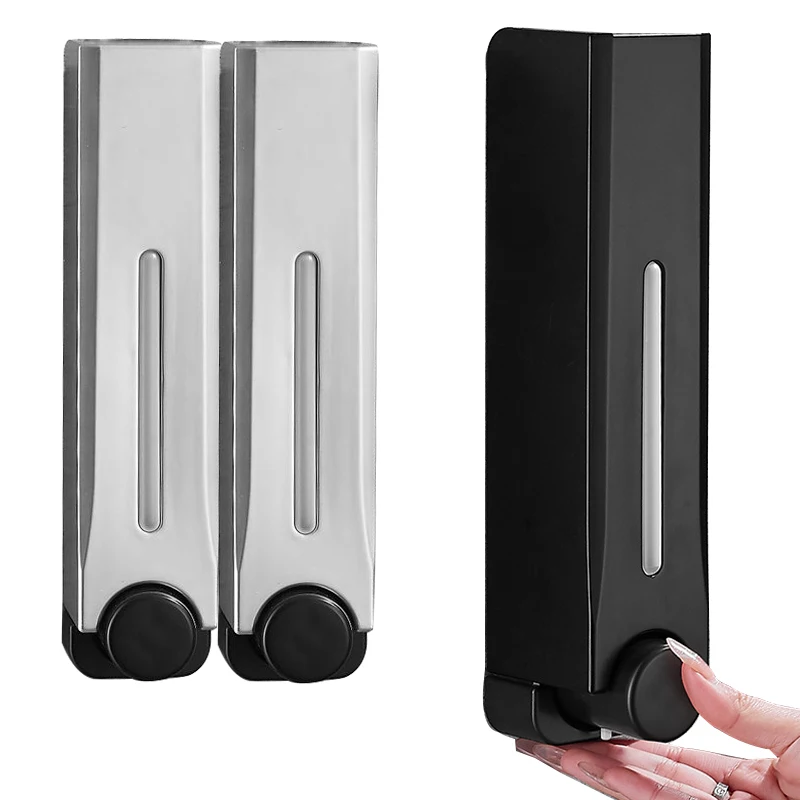 500ML Soap Dispenser Wall Mounted Shower Soap Dispenser Shower Gel Detergent Dispenser for Bathroom Accessories - Image 2