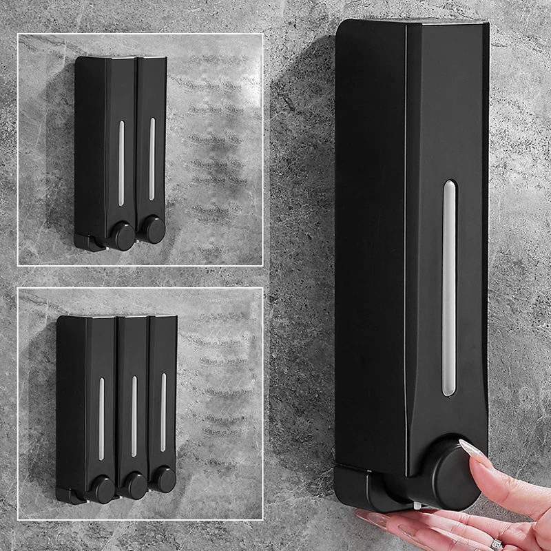 500ML Soap Dispenser Wall Mounted Shower Soap Dispenser Shower Gel Detergent Dispenser for Bathroom Accessories